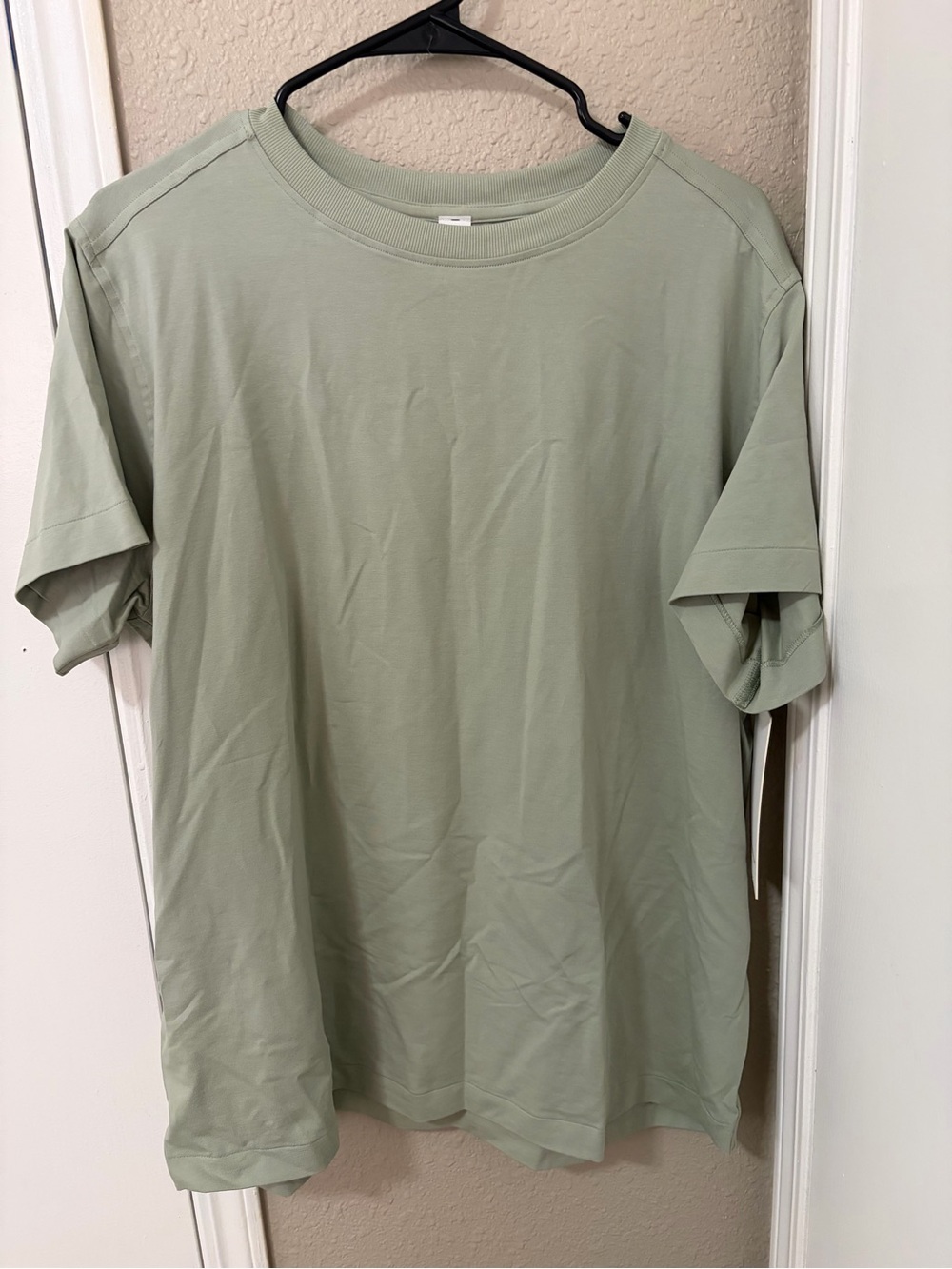 lululemon athletica Women's All Yours Organic Cotton T-shirt in Fog Green